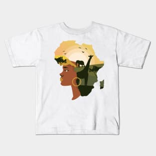 african women Kids T-Shirt